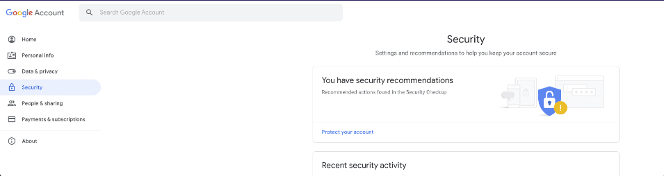 Google Account Security