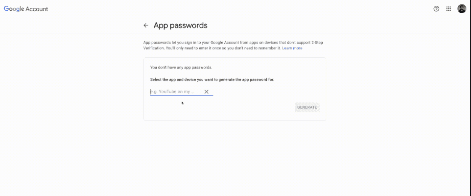 Google Account Security