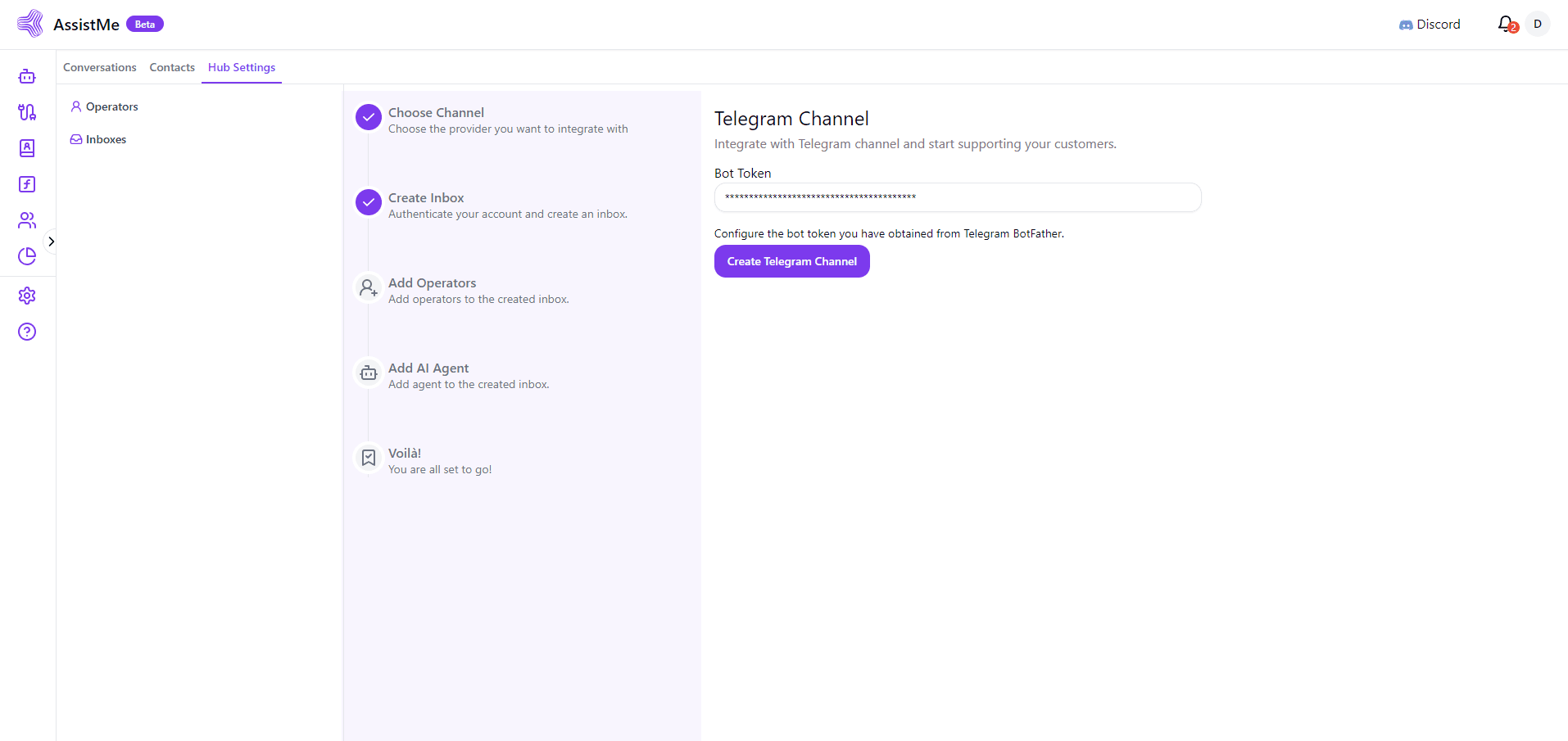telegram Step 3